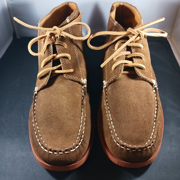 Lands' End Brown Suede Chukka Boots Men's size 10M - Picture 2 of 12
